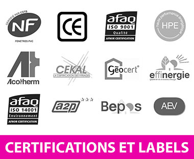 labels et certifications pour vos fenêtres